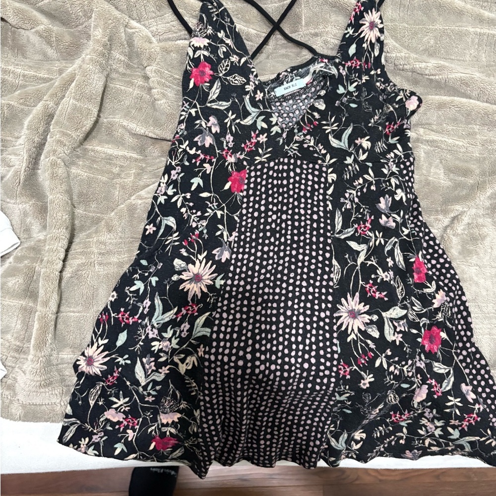 Floral and Polka Dot top